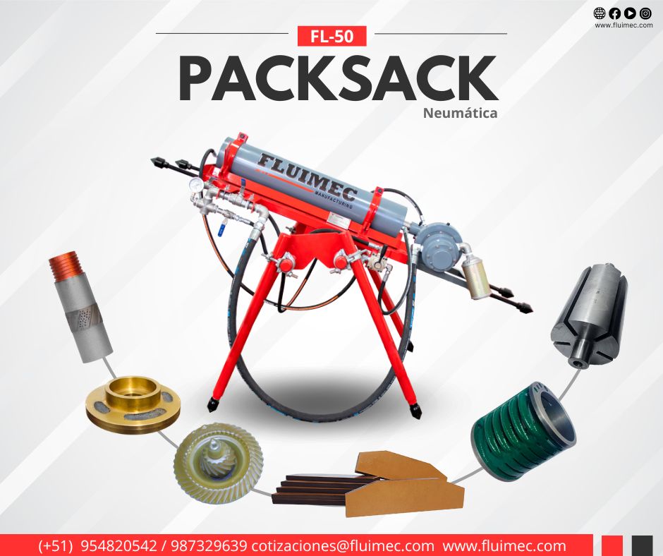 Packsack FL-50 garantía un año Fluimec